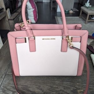 Michael Kors Pink Satchel Bag
